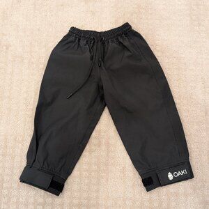 Oaki Black Waterproof Rain Pants - Toddler sz 3T